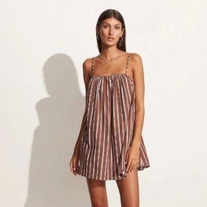 NWT Tamara Mini Dress - Cinnamon Stripe